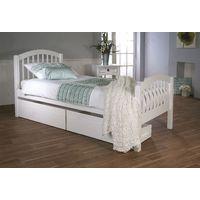 Limelight Despina White Bed - with 2 Drawers