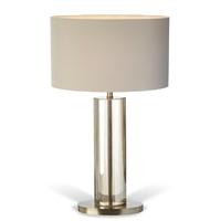 Lisle Cognac Crystal Table Lamp