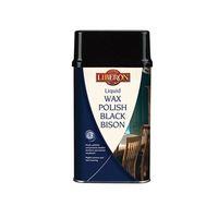 liquid wax polish black bison clear 500ml