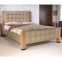 limelight beds saturn 4ft 6 double fabric bedframe