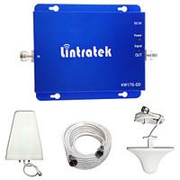 Lintratek 2G 3G Cell Phone Booster GSM 850MHz 1900MHz Dual Band Signal Booster CDMA PCS UMTS Amplifier Full Kits