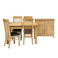 Light Oak Essential Dining Suite