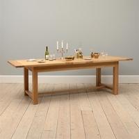 Light Oak 220-265-310cm Ext. Dining Table