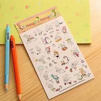 Little Rabbit Diary Sticker(6 PCS)