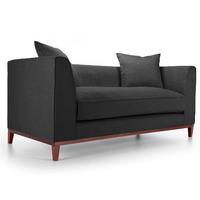 Littie 2 Seater Fabric Sofa Dark Grey