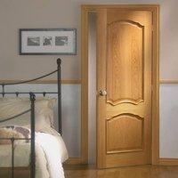 Lisbon Louis Oak Veneer Door with Raised Mouldings is Pre-Finished