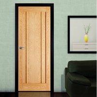 Lincoln 3 Panel Oak Fire Door is 1/2 Hour Fire Rated