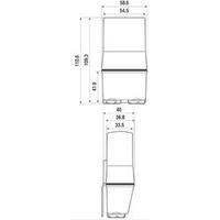 Light sensitive switch, Compact design, Series 10.41/10.42 Finder 10.42.8.230.0000 1 - 80 lx 230 V/50-60 Hz 2 closure (A