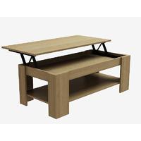 lift up coffee table in oak