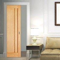 lincoln 3 panel oak fire pocket door is 12 hour fire rated