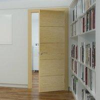 Lille Oak Solid Internal Door - Prefinished