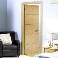 Lille Oak Solid Internal Door is 1/2 Hour Fire Rated and Prefinished