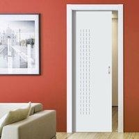 Limelight Criterion Flush Pocket Fire Door - White Primed - 1/2 Hour Fire Rated