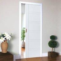 Limelight Imperial White Primed Flush Pocket Fire Door - 30 Minute Fire Rated