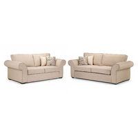 Linden 3 and 2 Seater Suite Beige