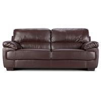 Lisbon 3 Seater Sofa Brown