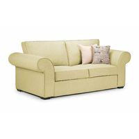 linden 2 seater fabric sofa lime