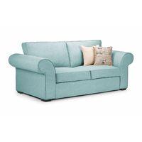 linden 2 seater sofa bed blue