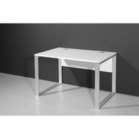 linea computer desk in white