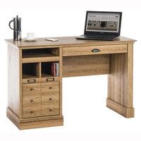 Liatrop Home Office Computer Desk In Scribed Oak