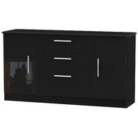 living wide 2 door 3 drawer sideboard