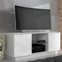 lima high gloss tv unit white