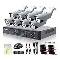 Liview 8CH HDMI 960H Network DVR 700TVL Outdoor Day Night Security Camera System