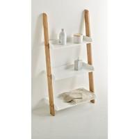 LINDUS Bamboo Ladder 3-Shelf Bathroom Unit