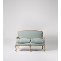 lille two seater sofa in duck egg blue