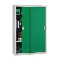 light grey cupboard sliding door 72x48x18 green doors