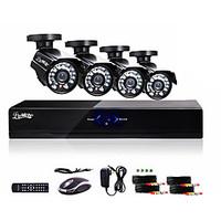 Liview AHD DVR/ HVR/NVR 3 in 1 with 800TVL Camera Security System
