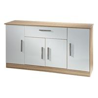 living wide 4 door 1 drawer sideboard