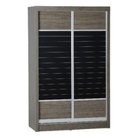 Lisbon 2 Door Sliding Wardrobe Black