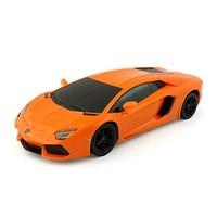 Licensed Orange Lamborghini Aventador 1:24 Scale Remote Radio Controlled RC Car Kids Birthday Toys Gifts