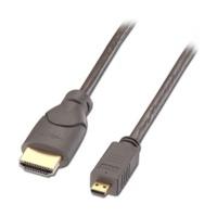 Lindy 1m High Speed HDMI to Micro HDMI Cable with Ethernet