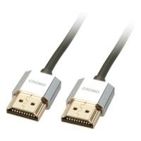 Lindy 0.5m CROMO Slim High Speed HDMI Cable with Ethernet