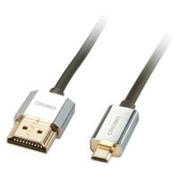 Lindy 41680 CROMO Slim HDMI to Micro HDMI with Ethernet (0.5m)