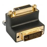 Lindy 41253 DVI-I Male to Female 90° Adapter