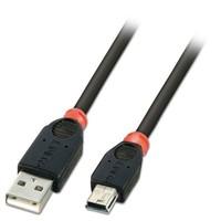 lindy 75m usb 20 cable type a to mini b black