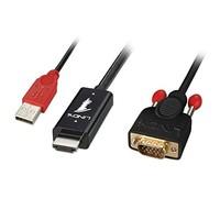 LINDY 5m HDMI A to VGA Adapter Cable, Black