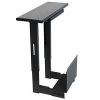 lindy sliding under desk pc holder