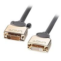 LINDY 7.5m Gold DVI-D Dual Link Extension Cable