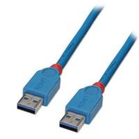 lindy 5m usb 30 cable pro type a male to a male blue