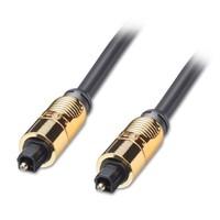 LINDY 10m Premium Gold TosLink SPDIF Digital Optical Cable