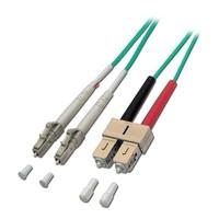 LINDY 30m Fibre Optic Cable - LC to SC, 50/125µm OM3