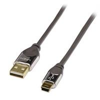 lindy 5m cromo usb 20 type a to mini b cable