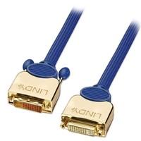 lindy 2m premium gold dvi d dual link extension cable