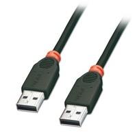 LINDY 7.5m USB 2.0 Cable - Type A Male to A Male, Black