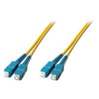 lindy 15m fibre optic patch lead os1 sc to sc connectors 9125m