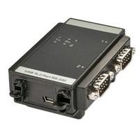 LINDY Industrial USB to Serial Converter - 2 Port (RS232)